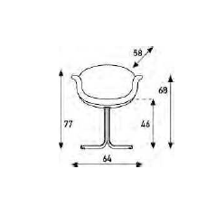 Little Tulip Chair von Pierre Paulin für Artifort | Sessel mit Kreuzsockel, Artifort, Pierre Paulin, Stuhl, Wohnmöbel