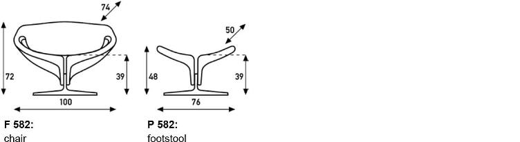Ribbon Chair von Pierre Paulin für Artifort, Artifort, Pierre Paulin, Sessel, Wohnmöbel