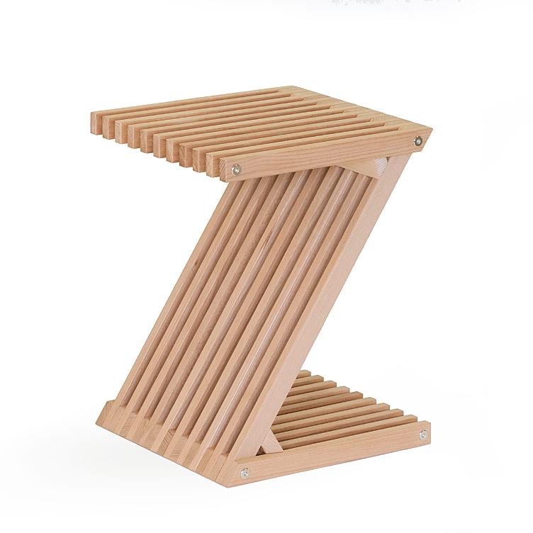 Faltbarer Z-Hocker, Bogen33 & Partner, Stuhl, Wohnmöbel