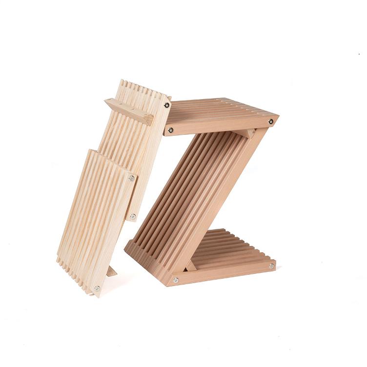 Faltbarer Z-Hocker, Bogen33 & Partner, Stuhl, Wohnmöbel