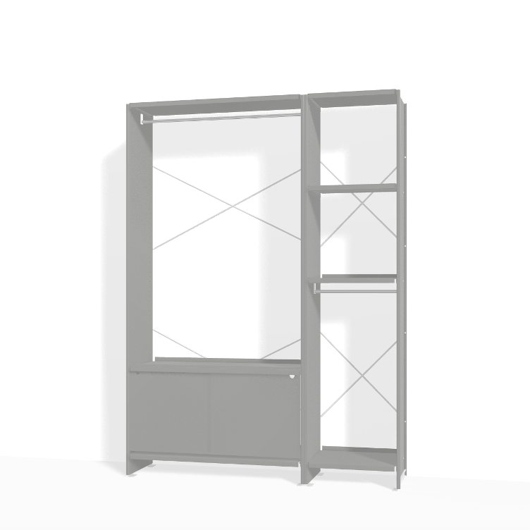 Garderobe von Lehni | 132 x 33 x 180 cm, Lehni, Andreas Christen, Garderobe, Wohnmöbel