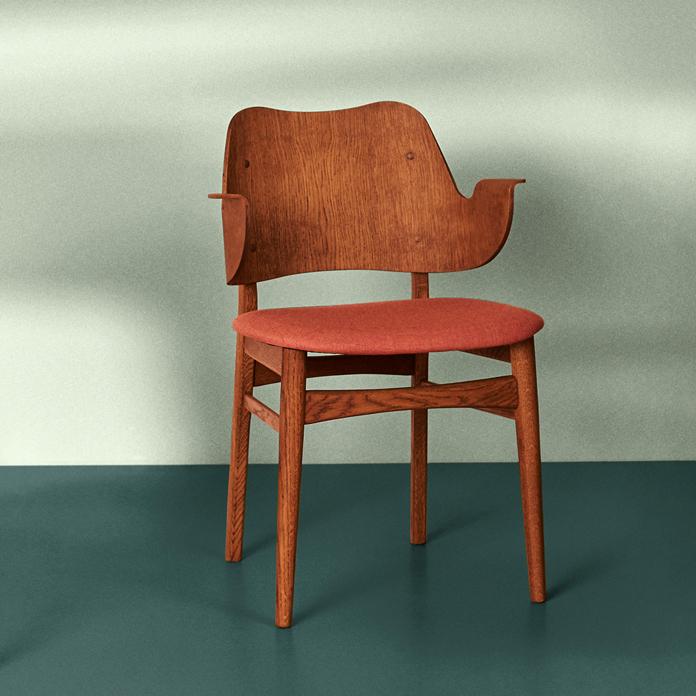 Gesture Chair von Hans Olsen | Holz gepolstert - 20