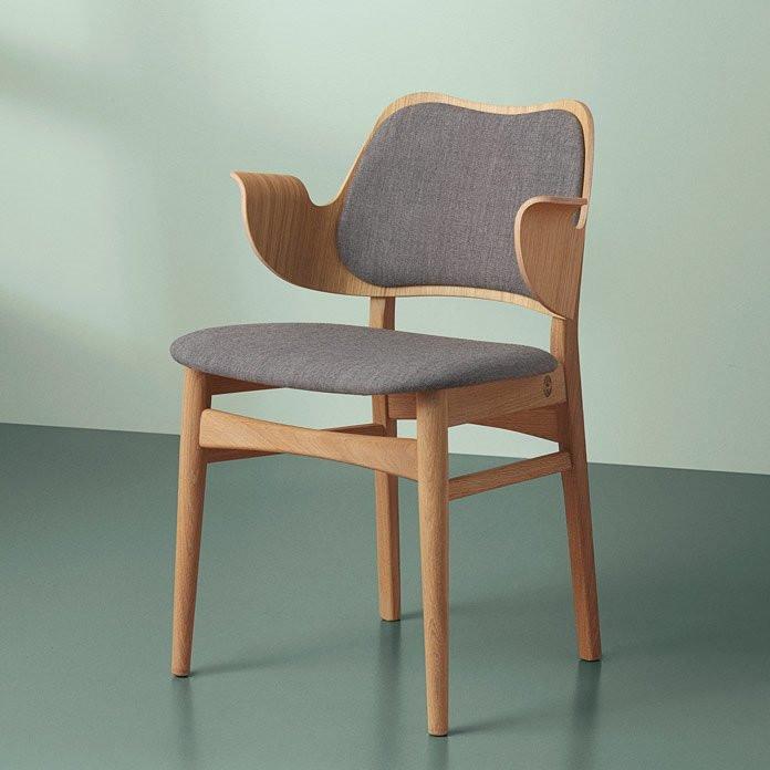 Gesture Chair von Hans Olsen | Mit Sitz- und Rückenpolster, Warm Nordic, Hans Olsen, Stuhl, Wohnmöbel