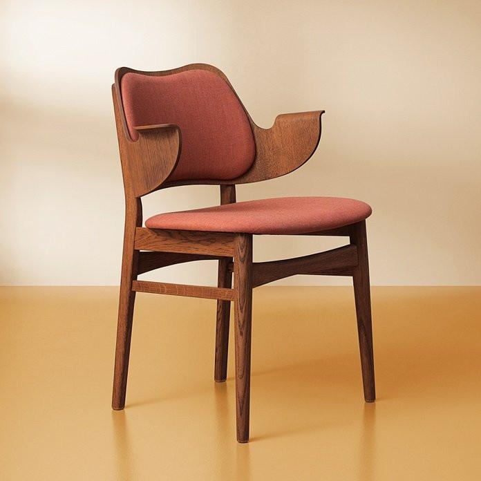 Gesture Chair von Hans Olsen | Mit Sitz- und Rückenpolster, Warm Nordic, Hans Olsen, Stuhl, Wohnmöbel