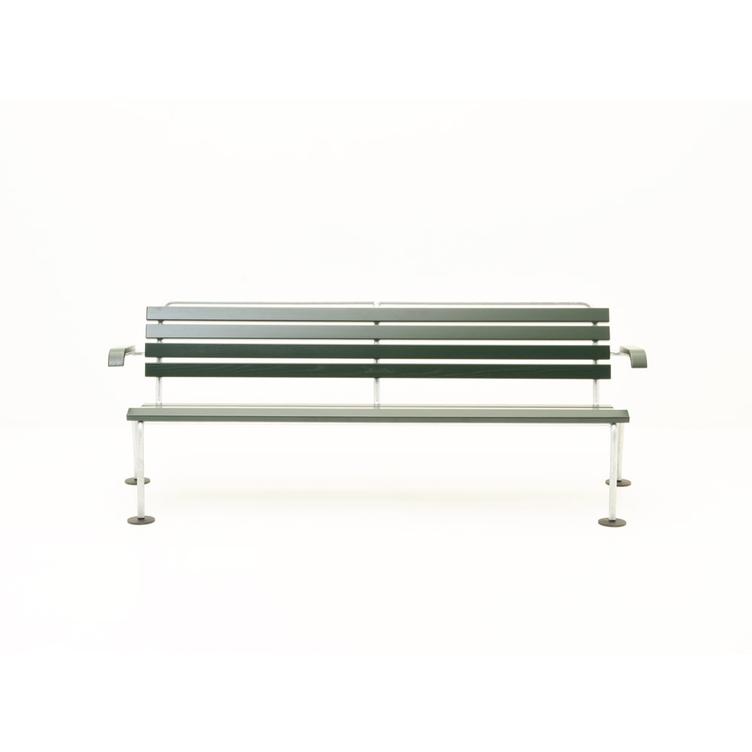 Gartenbank von Atelier Alinea | mit Rücken- und Armlehnen | 180/300cm, Atelier Alinea, Werkentwurf , Sitzbank, Gartenmöbel