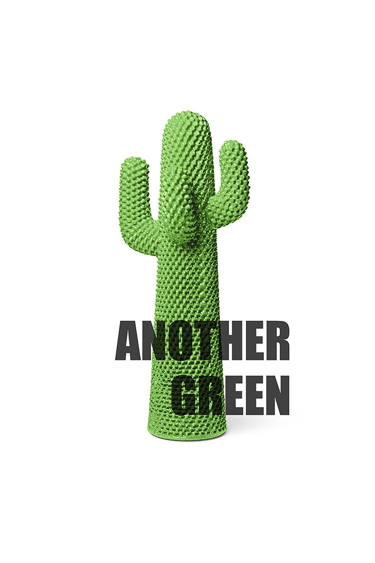 Gufram Another Green Cactus, Gufram, Guido Drocco und Franco Mello, Garderobe, Wohnmöbel