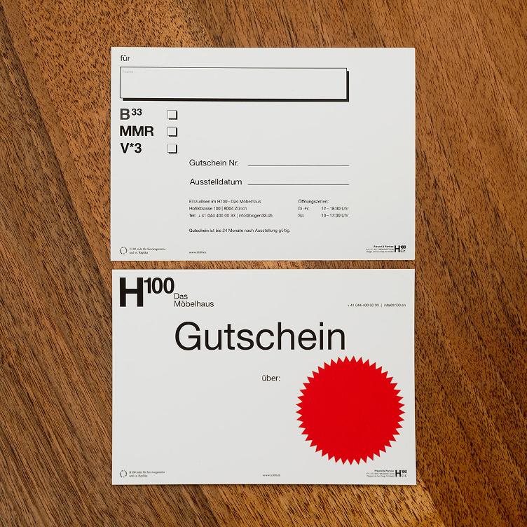 H100 Gutschein | Diverse Beträge, Diverses, Wohnmöbel