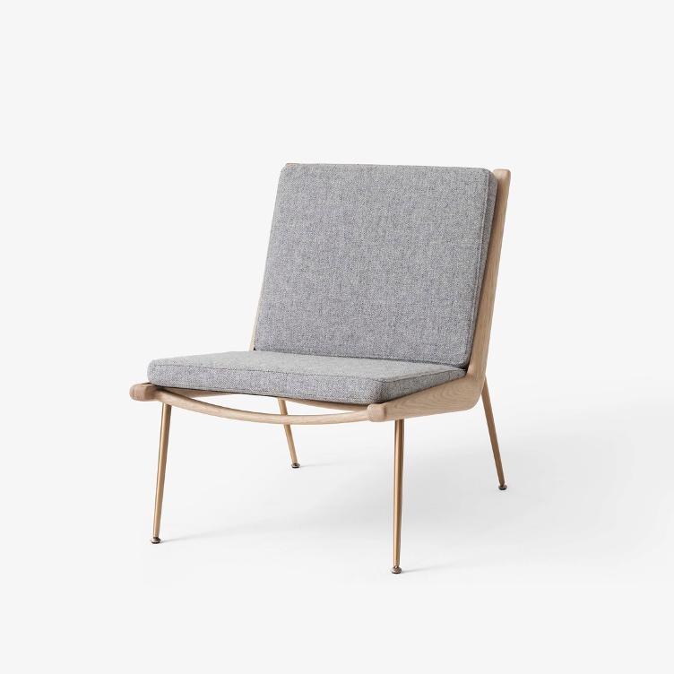 Boomerang HM1 Lounge Chair von Peter Hvidt und Orla Mølgaard-Nielsen | Sessel ohne Armlehne, &Tradition, Peter Hvidt und Orla Mølgaard-Nielsen, Sessel, Wohnmöbel