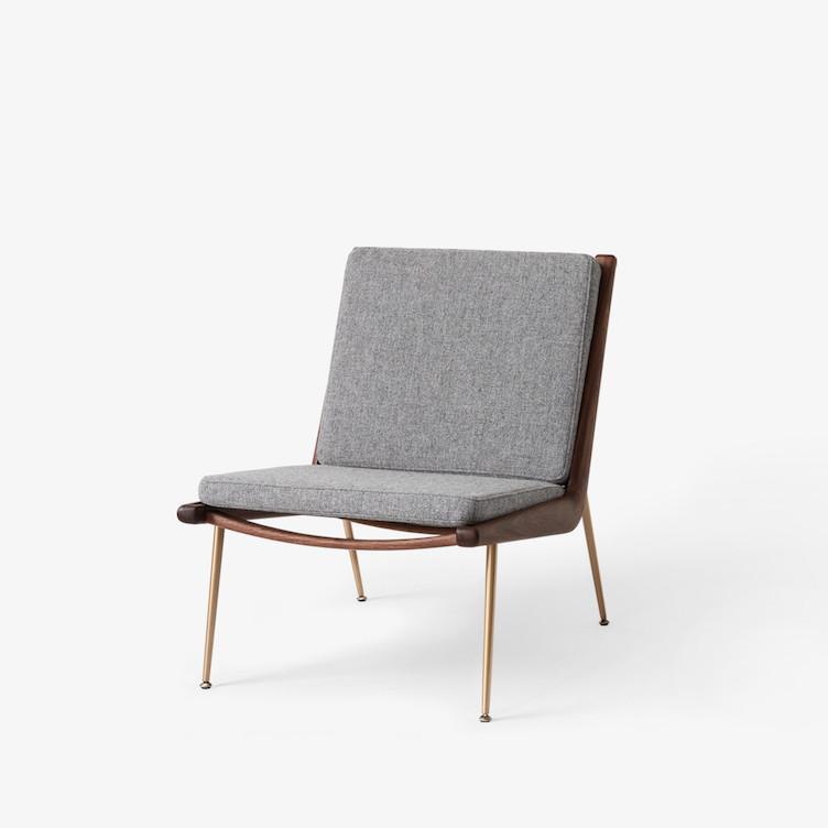 Boomerang HM1 Lounge Chair von Peter Hvidt und Orla Mølgaard-Nielsen | Sessel ohne Armlehne, &Tradition, Peter Hvidt und Orla Mølgaard-Nielsen, Sessel, Wohnmöbel