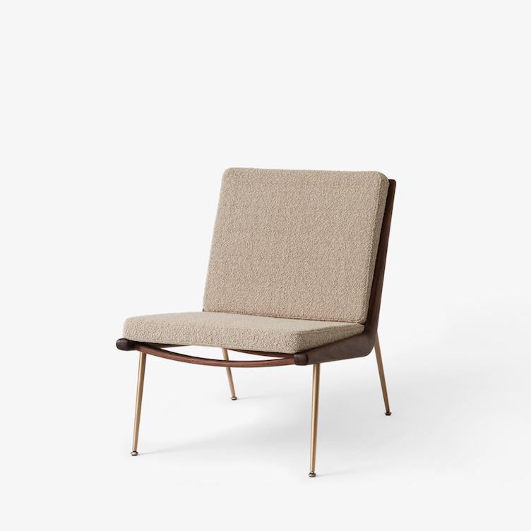 Boomerang HM1 Lounge Chair von Peter Hvidt und Orla Mølgaard-Nielsen | Sessel ohne Armlehne, &Tradition, Peter Hvidt und Orla Mølgaard-Nielsen, Sessel, Wohnmöbel