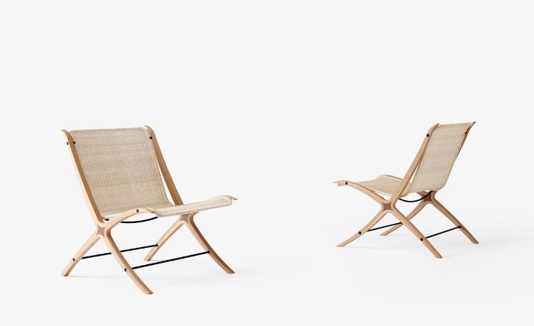 X Lounge Chair HM10 von Peter Hvidt und Orla Mølgaard-Nielsen, &Tradition, Peter Hvidt und Orla Mølgaard-Nielsen, Sessel, Wohnmöbel