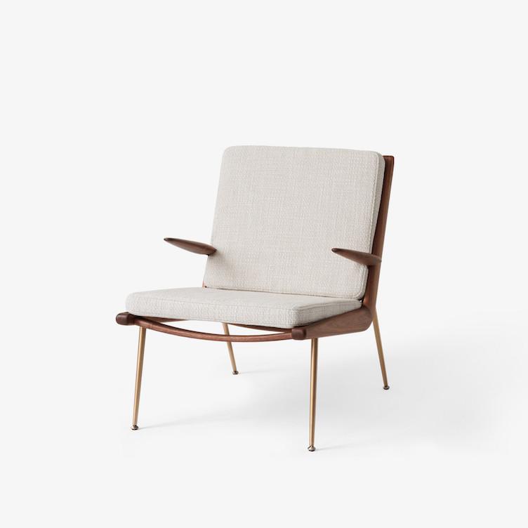 Boomerang HM2 Lounge Chair von Peter Hvidt und Orla Mølgaard-Nielsen | Sessel mit Armlehne, &Tradition, Peter Hvidt und Orla Mølgaard-Nielsen, Sessel, Wohnmöbel