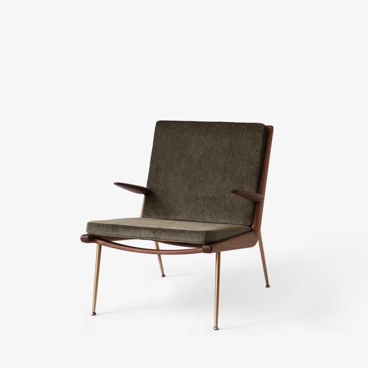 Boomerang HM2 Lounge Chair von Peter Hvidt und Orla Mølgaard-Nielsen | Sessel mit Armlehne