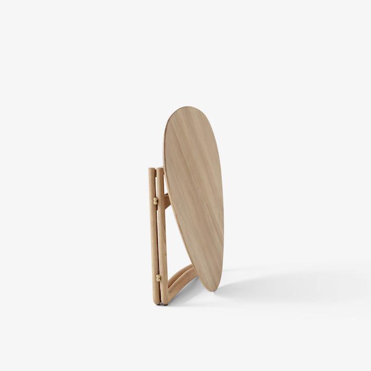Drop Leaf HM5 Lounge Table von Peter Hvidt und Orla Mølgaard-Nielsen, &Tradition, Peter Hvidt und Orla Mølgaard-Nielsen, Beistelltisch + Couchtisch, Wohnmöbel
