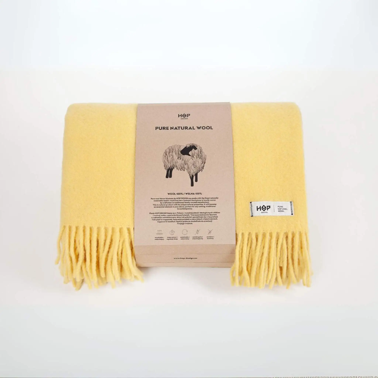 HOP Yeti Wolldecke | 205cm x 145cm | Diverse Farben, Edition Populaire & Partner, Wohnaccessoires, Accessoires