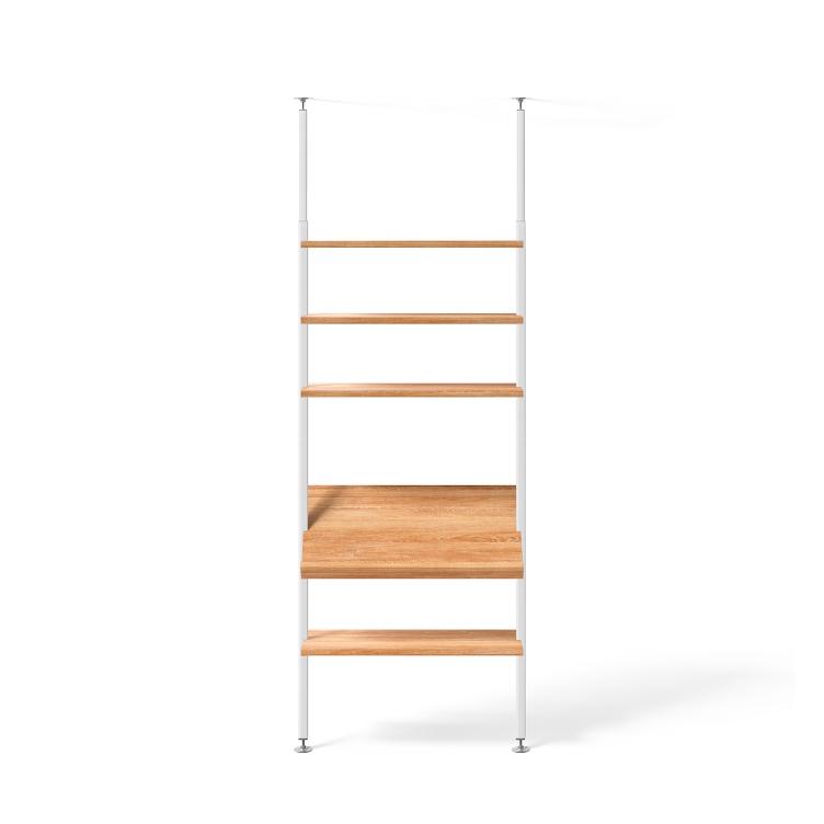 Johann`s Teleskopregal weiss | 1er Regal Kombinationen | Regale
