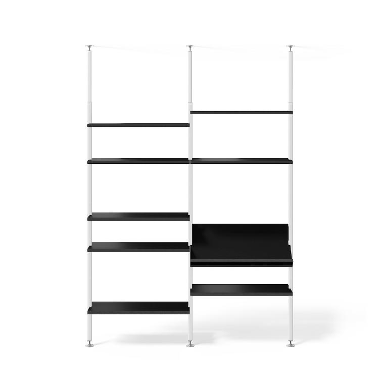 Johann`s Teleskopregal weiss | 2er Regal Kombinationen | Regale