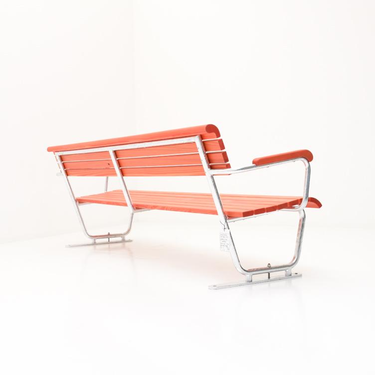 BURRI Landi Sitzbank Classic 1939 | Jubiliäumsausgabe, BURRI public elements, Werkentwurf , Sitzbank, Gartenmöbel