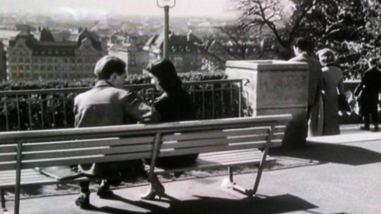 BURRI Landi Sitzbank Classic 1939 | mit Rückenlehne, BURRI public elements, Alfred Altherr / Charles Hoch, Sitzbank, Gartenmöbel