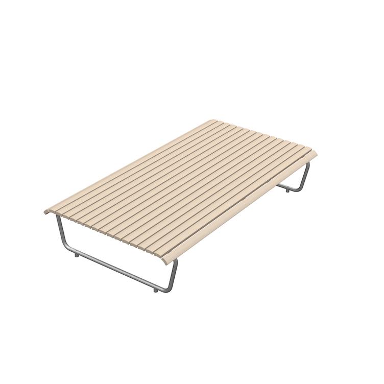BURRI Landi banquette double | sans dossier