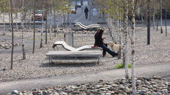 BURRI Landi Liege Ergo, BURRI public elements, Werkentwurf , Liege, Gartenmöbel
