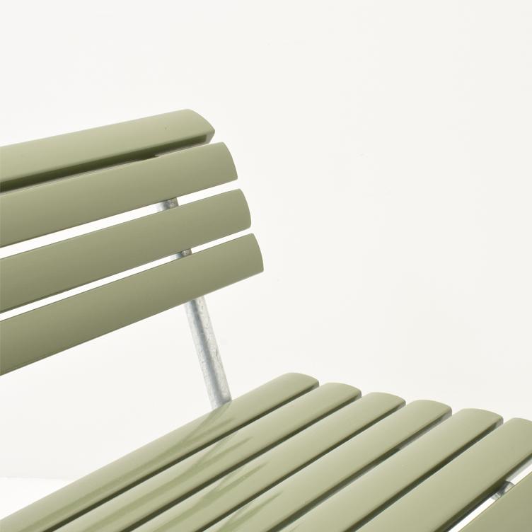 BURRI Landi Sitzbank | mit Rückenlehne, BURRI public elements, Werkentwurf , Sitzbank, Gartenmöbel