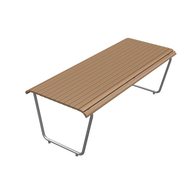BURRI Landi Tisch | 90 cm x 220 cm, BURRI public elements, Werkentwurf , Tisch, Gartenmöbel