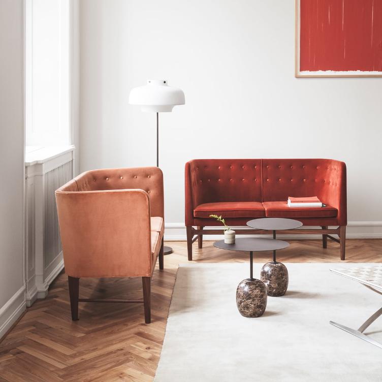 Lato Beistelltisch LN8 und LN9 | Rund und Oval, &Tradition, Beistelltisch + Couchtisch, Wohnmöbel
