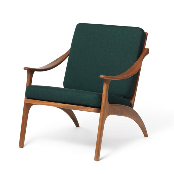 Lean Back Lounge Chair von Arne Hovmand-Olsen | Stoff und Leder, Warm Nordic, Arne Hovmand-Olsen, Sessel, Wohnmöbel