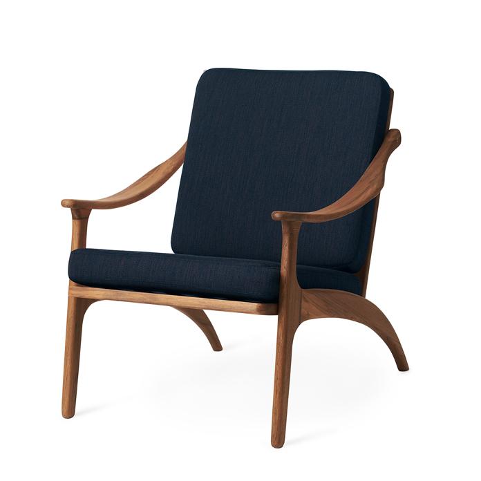 Lean Back Lounge Chair von Arne Hovmand-Olsen | Stoff und Leder, Warm Nordic, Arne Hovmand-Olsen, Sessel, Wohnmöbel