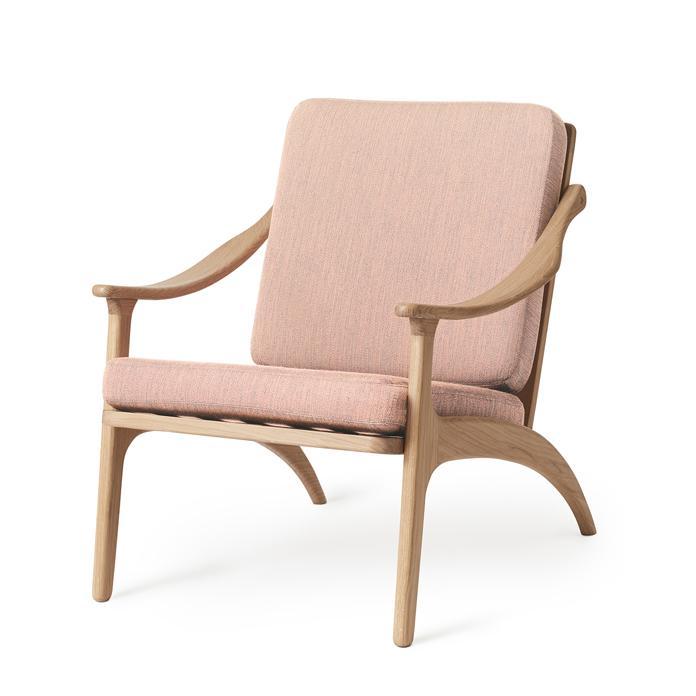 Lean Back Lounge Chair von Arne Hovmand-Olsen | Stoff und Leder