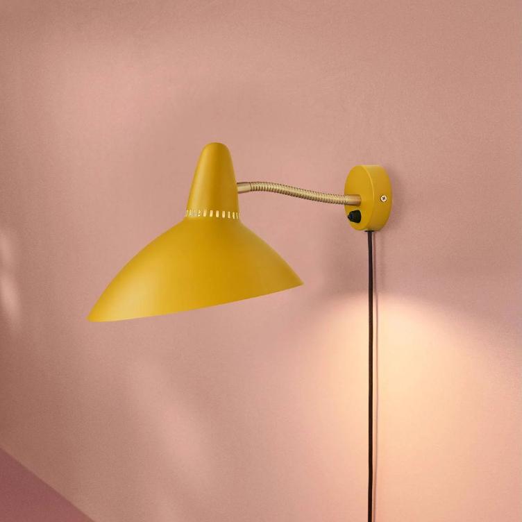 Lightsome Wall Lamp von Svend Aage Holm-Sørensen | Ausstellungsstücke weiss und gelb - 2