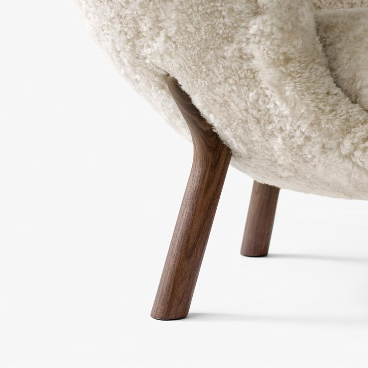Little Petra VB1 Sessel und Pouf ATD1 von Viggo Boesen, &Tradition, Viggo Boesen, Sessel, Wohnmöbel, Hocker, Wohnmöbel