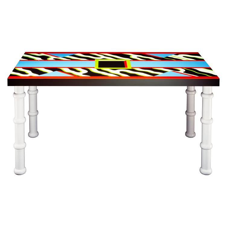 Madras Tisch von Nathalie Du Pasquier für Memphis Milano, Memphis Milano, Nathalie Du Pasquier, Tisch, Wohnmöbel