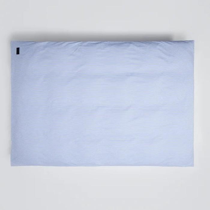 Magniberg Wall Street Kissenbezug Oxford hellblau gestreift | 65 x 65cm