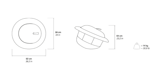MAgriTTA Sessel von Sebastián Matta für Gufram | Grün, gelb, rot, Gufram, Sebastián Matta, Sessel, Wohnmöbel