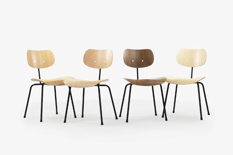 SE 68 Mehrzweckstuhl von Egon Eiermann | Holz Natur, Wilde + Spieth, Egon Eiermann, Stuhl, Wohnmöbel