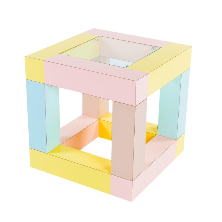 Mimosa Beistelltisch von Ettore Sottsass für Memphis Milano, Memphis Milano, Ettore Sottsass, Beistelltisch + Couchtisch, Wohnmöbel