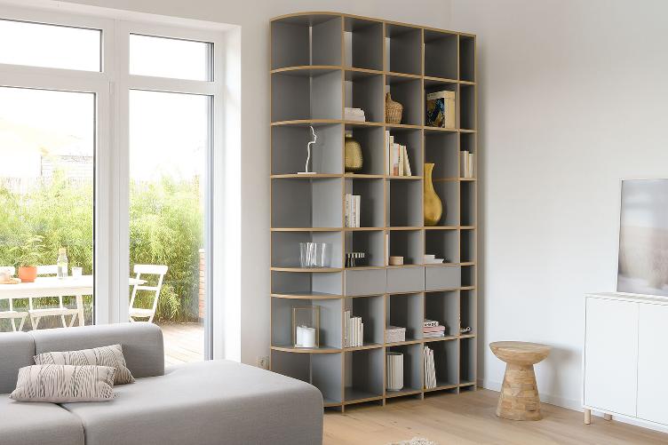 Mocoba Regal Classic 3 x 3 | 159.5 x 112 cm, Mocoba, Klaus Kiefer, Regal, Wohnmöbel