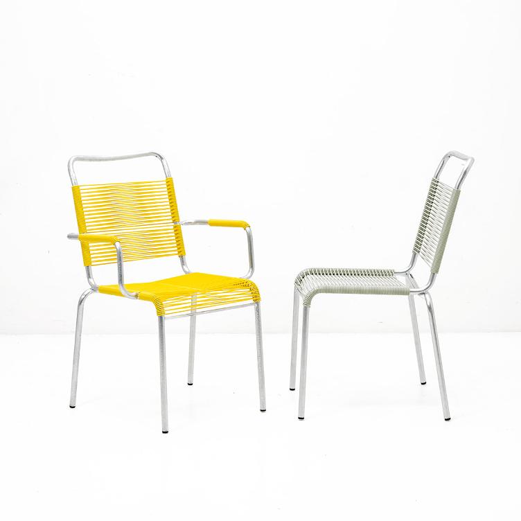 Bättig Spaghetti Stuhl 10 von Manufakt | Gartenstuhl ohne Armlehne, Manufakt, Werkentwurf , Stuhl, Gartenmöbel