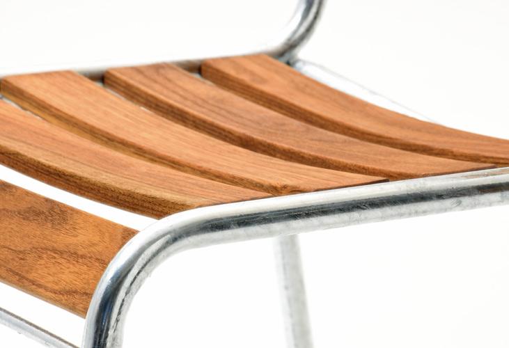 Bättig Stuhl Modell 12 von Manufakt | Gartenstuhl ohne Armlehnen | Holz Natur oder farbig - 5
