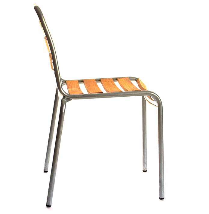 Bättig Stuhl Modell 12 von Manufakt | Gartenstuhl ohne Armlehnen | Holz Natur oder farbig - 4