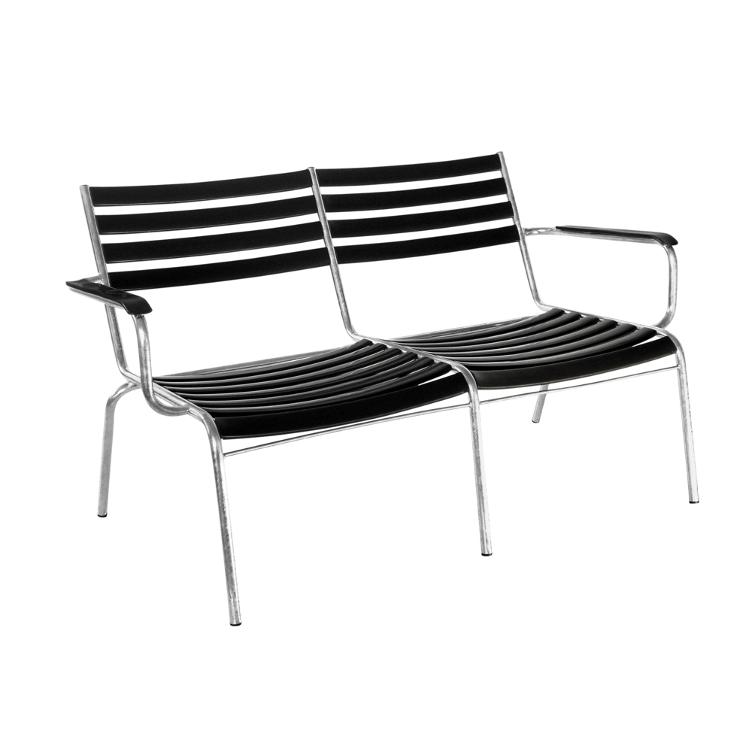 Bättig Lounger Modell 21a von Manufakt | Doppellounger mit Armlehnen, Manufakt, Werkentwurf , Lounge, Gartenmöbel, Sitzbank, Gartenmöbel