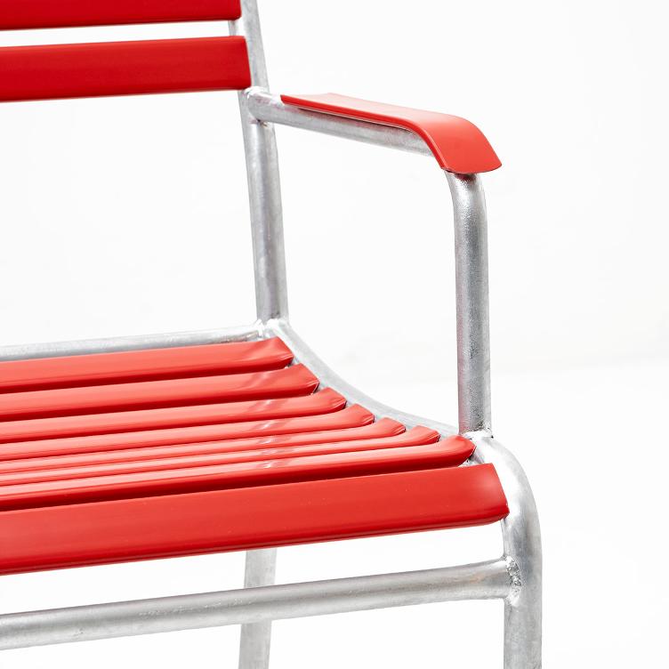 Bättig Sitzbank Modell 40 von Manufakt | Gartenbank mit Armlehnen und Rückenlehne | 150 - 210 cm, Manufakt, Werkentwurf , Sitzbank, Gartenmöbel