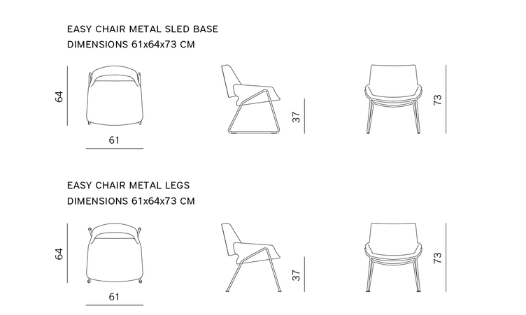 Monk Easy Chair von Prostoria | Sessel mit Metallfüssen, Prostoria, Sessel, Wohnmöbel