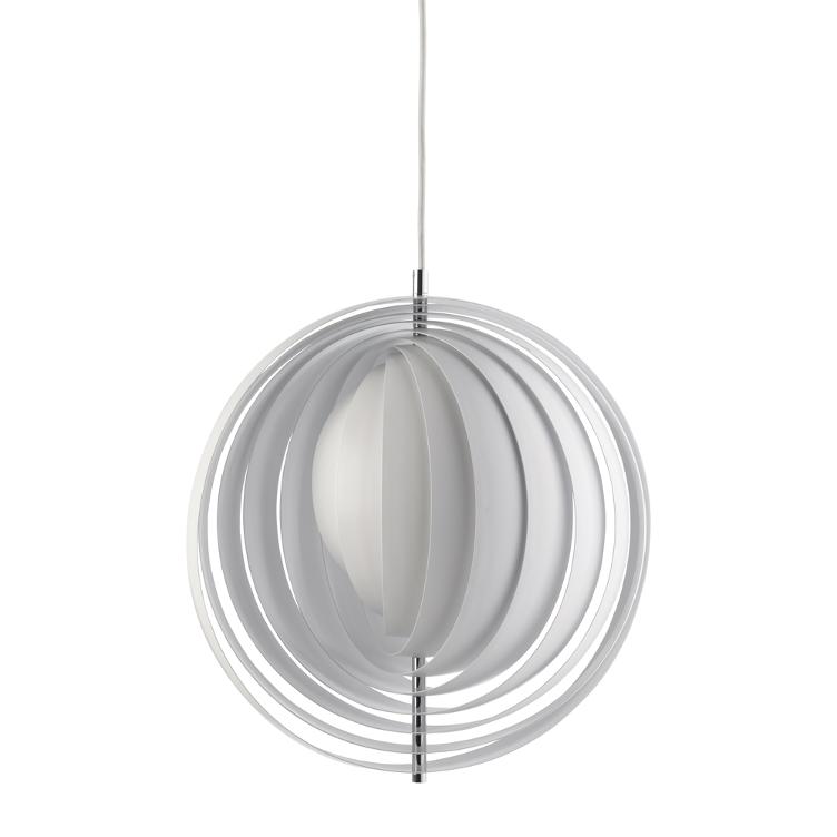 Verpan Moon Leuchte von Verner Panton und Louis Poulsen | Ausstellungsmodelle, Verpan, Verner Panton, Hängeleuchten, Leuchten