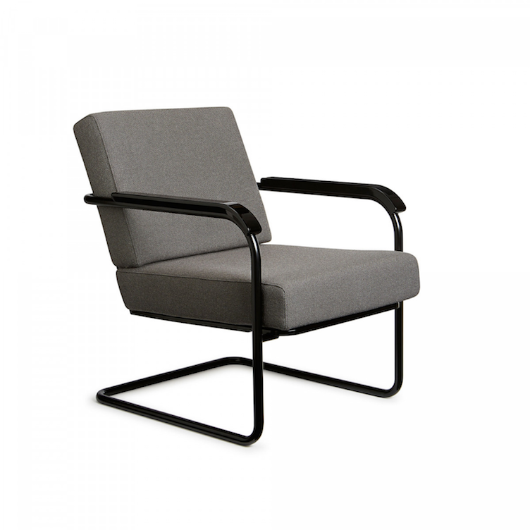 Moser Fauteuil von Embru | Gestell Tiefschwarz, Embru, Werner Max Moser, Sessel, Wohnmöbel