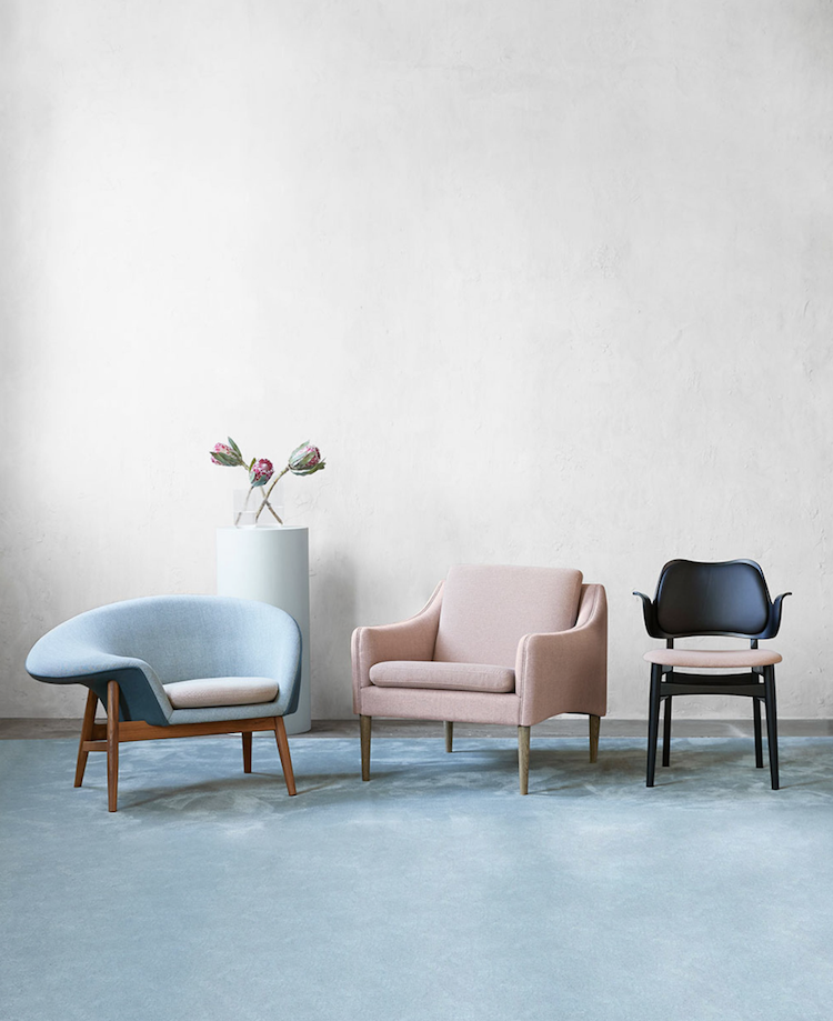 Mr Olsen Lounge Chair von Hans Olsen | Stoff, Warm Nordic, Hans Olsen, Sessel, Wohnmöbel