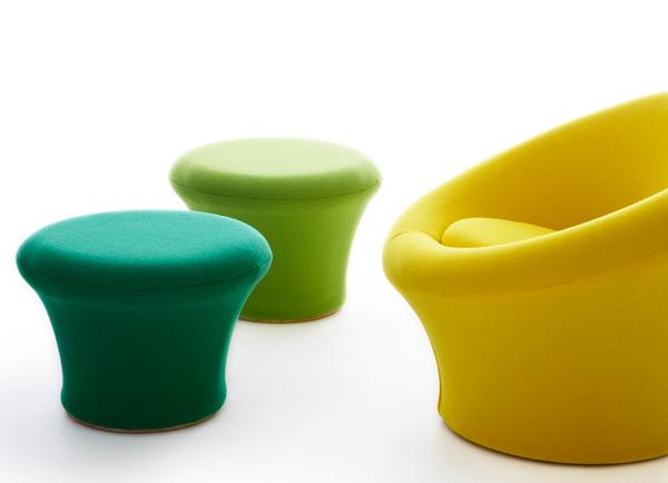 Mushroom Chair von Pierre Paulin für Artifort, Artifort, Pierre Paulin, Sessel, Wohnmöbel