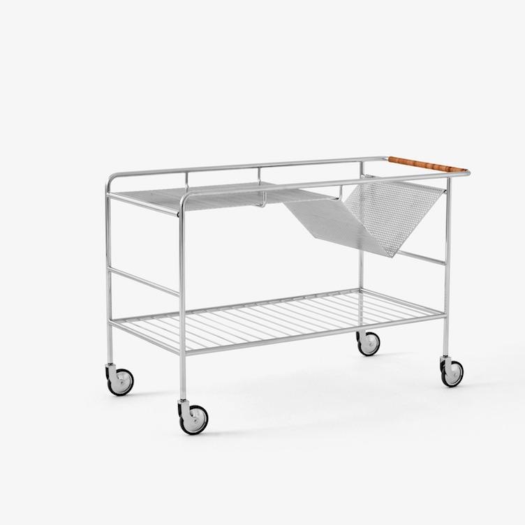 Alima NDS1 Trolley von &Tradition | Servierwagen oder Beistelltisch, &Tradition, Note Design Studio, Beistelltisch + Couchtisch, Wohnmöbel, Servierwagen, Wohnmöbel